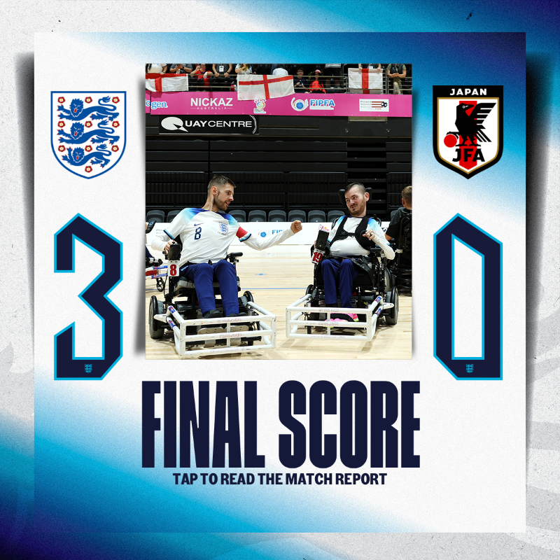 England's tweet photo. Locking in a semi-final spot! 👏

Two wins in their final two group games for our England Powerchair team, who will now take on the USA in the last four at the #FIPFAPowerchairWorldCup2023 on Friday.