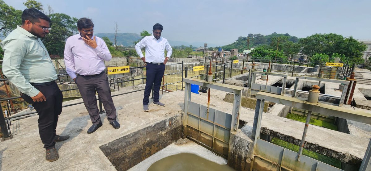 Field visit was carried out by National Team of SBM-U led by JA(PHEE), CPHEEO for review of Usedwater Management facilities at Lonavala, Maharashtra.