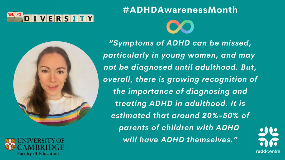 Essential reading for #ADHDAwarenessMonth 💡
'It is not only young boys who are affected by ADHD - Here's what we know now.' 
By our Dr @ruth_sellers with Dr @joannamphd & Dr @olgaeyre1 
#Neurodiversity 
👉🏾bit.ly/3Q0AZ72