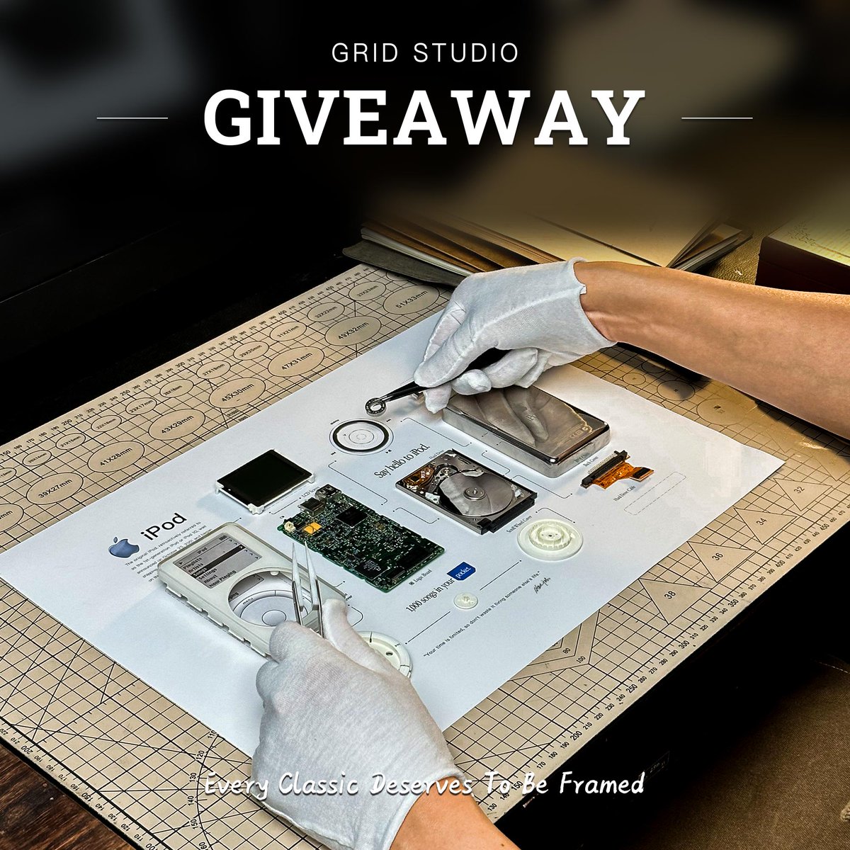 ✨GIVEAWAY TIME!

With the birth of the first-generation iPod, we learned to enjoy music anytime, anywhere, and to treasure the moments of the past in our pockets. Just like Grid Studio's philosophy of framing old devices as art, the iPod also serves as a timekeeper, doesn't it?