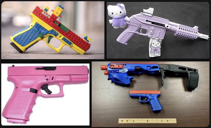 I get the concern that a 13 yr old child was rammed off his bike and threatened with firearms by police. The stop needs stringent investigation. However, I’d also like to share that the guns pictured below are all viable firearms, with the capability to kill #ArmedPolice