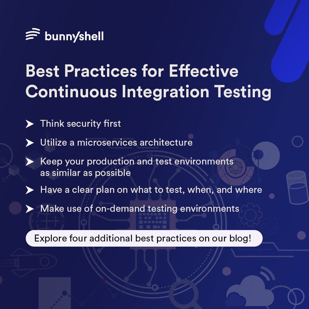 bunnyshell_eaas's tweet image. Glitches slipping through your code? 🫥👀 #ContinuousIntegration (CI) testing rigorously checks your code changes to prevent any integration issues. 

But to ensure effective #CITesting, you must prioritize security from the get-go. 🛡️