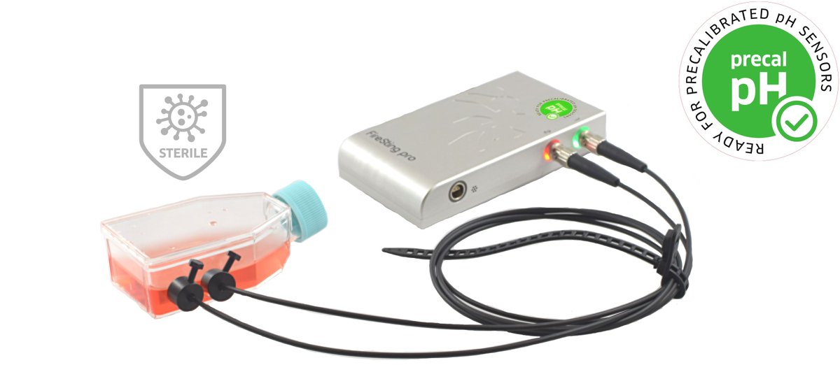 📢New generation #FireSting-PRO multi-analyte meter is now ready for the newest pre-calibrated contactless pH sensor spots and flow cells for plug&play #pHsensing in sterile & #singleuse applications.  🚨
👉Read more here: shorturl.at/rDP79 and here shorturl.at/kwHLN