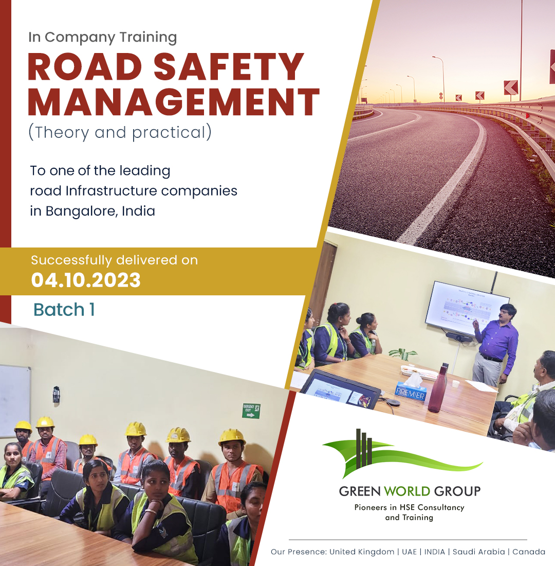 greenwgroup's tweet photo. #GreenWorldGroup #incompanytraining
We recently delivered a comprehensive #RoadSafety Management training session for the leading road infrastructures in #Bangalore , India.!!
We're dedicated to ensuring that our roads are secure for everyone.
Visit us: https://t.co/S9fGsQzzhj https://t.co/x7hsiAFvao