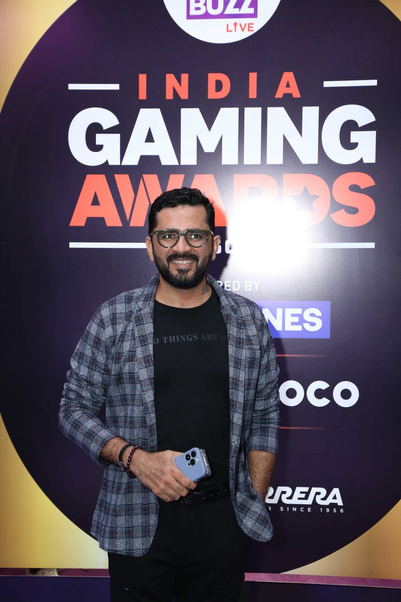 @sachin_ruparel At The Purple Carpet Of India Gaming Awards Season 2, India's Biggest Gaming Awards Entertainment Night Log on to: indiagamingaward.com Powered By: @JackJonesIndia Exclusively on @GetLocoNow In Association With: @KDMINDIA_in @carreraworld Industry Partner: