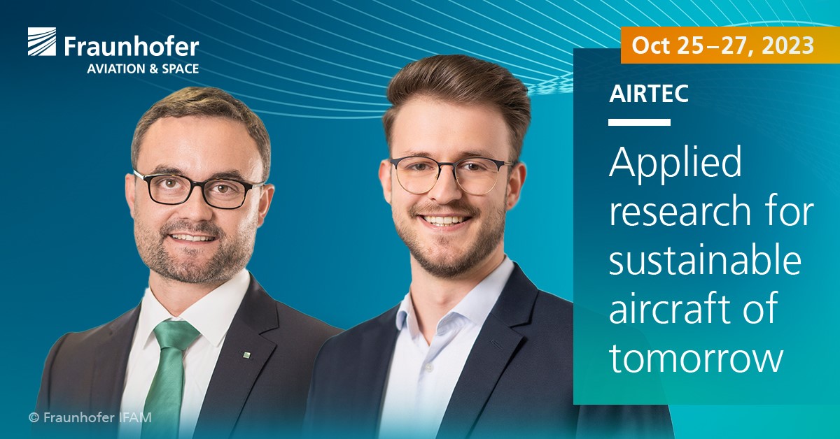 At the AIRTEC conference this week, our Head of Central Office AVIATION <a href="/kothe_simon/">Simon Kothe</a> and research scientist Flavius Pavel from <a href="/FraunhoferIFAM/">Fraunhofer IFAM</a> will be holding presentations on the #CleanSky2 #MFFD project and its sub-project BUSTI! Conference program: airtec.aero/conference-pro…