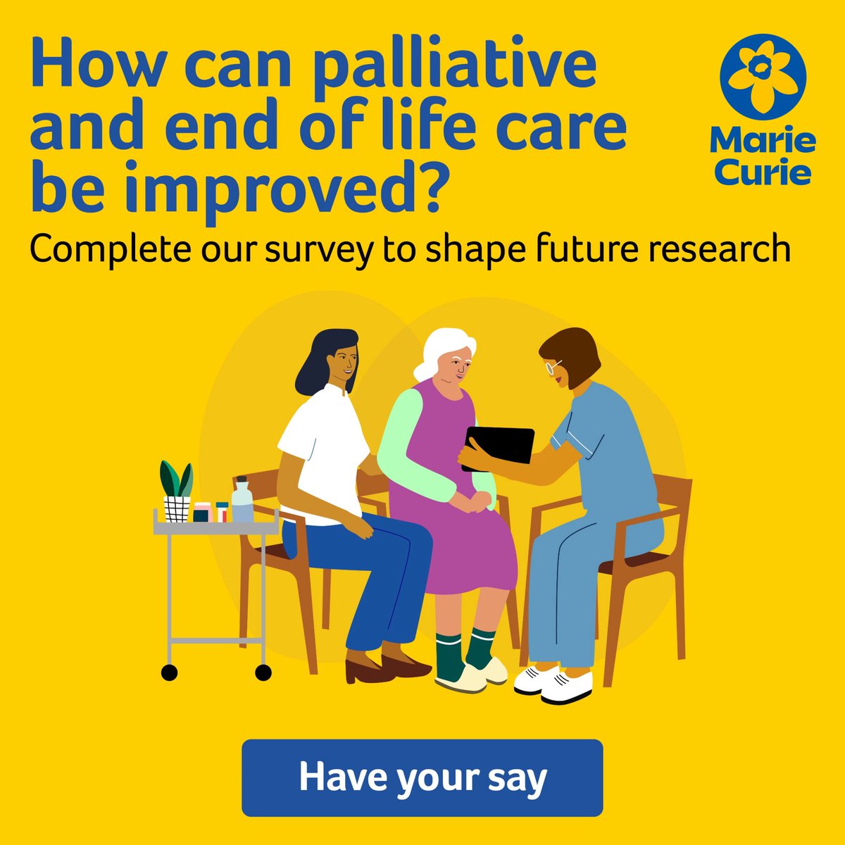 Help ensure that future research into palliative &amp; end of life care addresses issues that are most important to care home residents, their relatives, &amp; those that support them. If you live or work in a care home you can take the survey here: bit.ly/3Oer250  #PeolcPSP