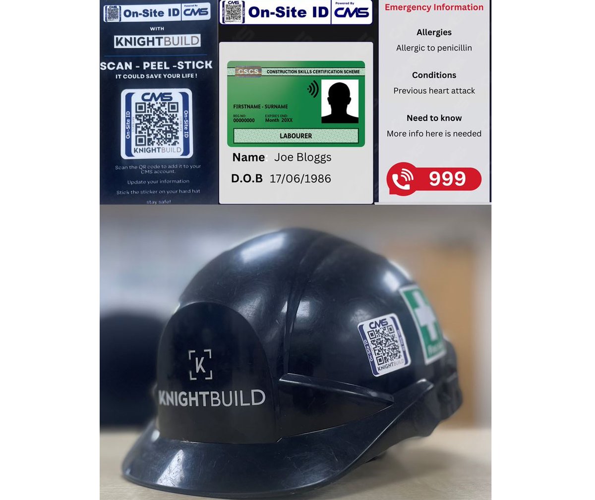 Thanks to #KnightBuild for providing a best practice initiative on the use of On Site I.D on their project. Read more about this here: ccsbestpractice.org.uk/entries/on-sit… #ccshub