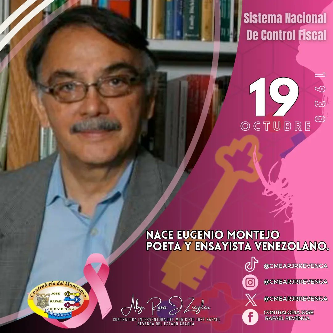CMEArJRRevenga's tweet photo. #TalDiaComoHo 🗓 En 1938, nace en Caracas, Eugenio Montejo, poeta y ensayista venezolano, fundador de la revista Azar Rey y cofundador de la Revista Poesía de la Universidad de Carabobo. Fue investigador en el Centro de Estudios Latinoamericanos Rómulo Gallegos de Caracas. https://t.co/ZTCpNVakKG