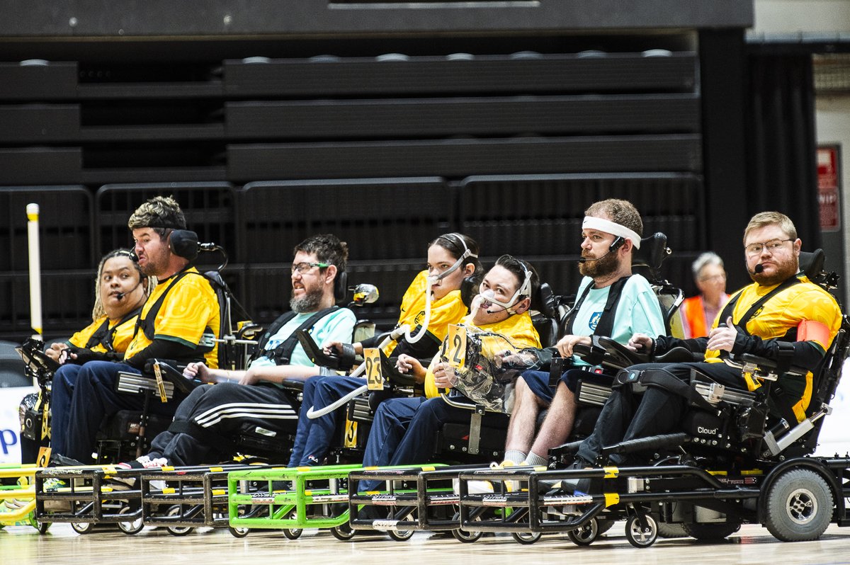 Another incredible day at the Quaycentre Sydney Olympic Park for the penultimate day of the 2023 FIPFA Powerchair Football World Cup! 🤩🌏

📸: @SGPhotos1

#PowerchairFootball #FIPFAPowerchairWorldCup2023