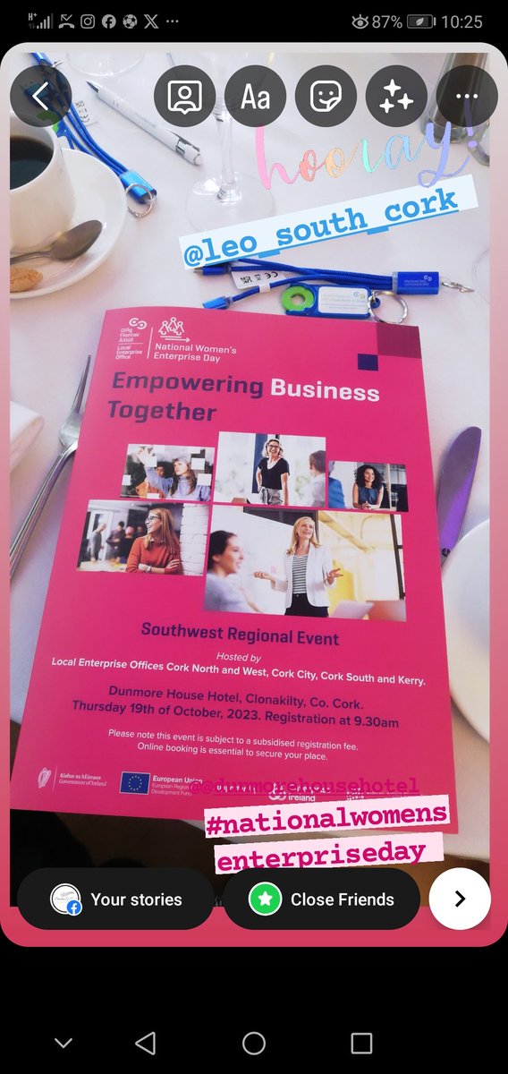 @LEOCorkNW @LEOSouthCork @LEOCorkNW @LeoCork
So thrilled to be at National women's enterprise day #NWED @Dunmorehouse ...it's the most empowering & inspiring day !! 🎉🎉🎉🎉 @fabulouspharm