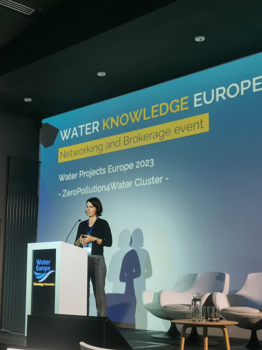 ppavlo2's tweet photo. @MariaJose_Farre presenting @intodbp project at the #ZeroPollution4WaterCluster event held by @H20EU as part of the #WKE2023. https://t.co/KEQu83xo8z