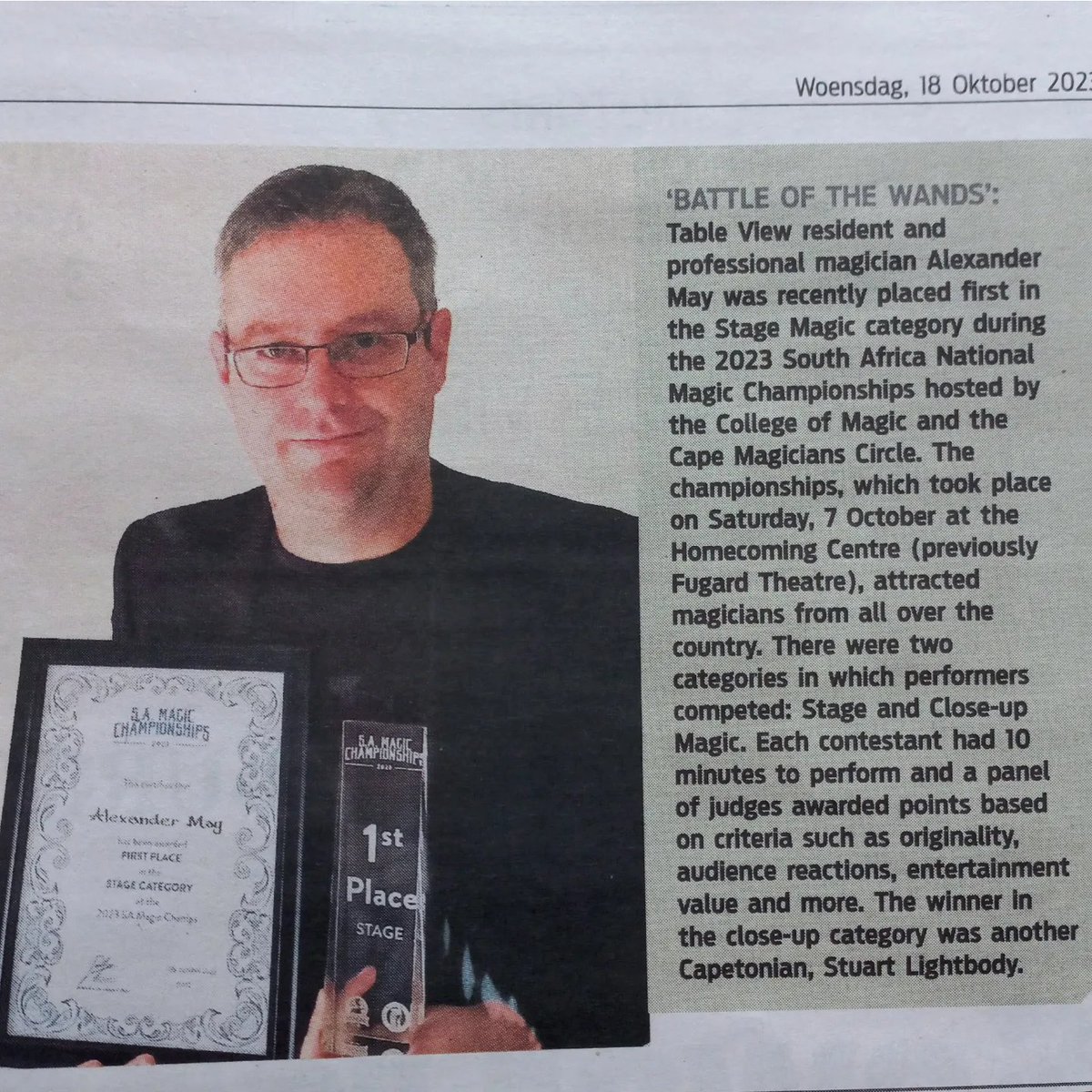 SA Magic Stage Champion 2023 🏆