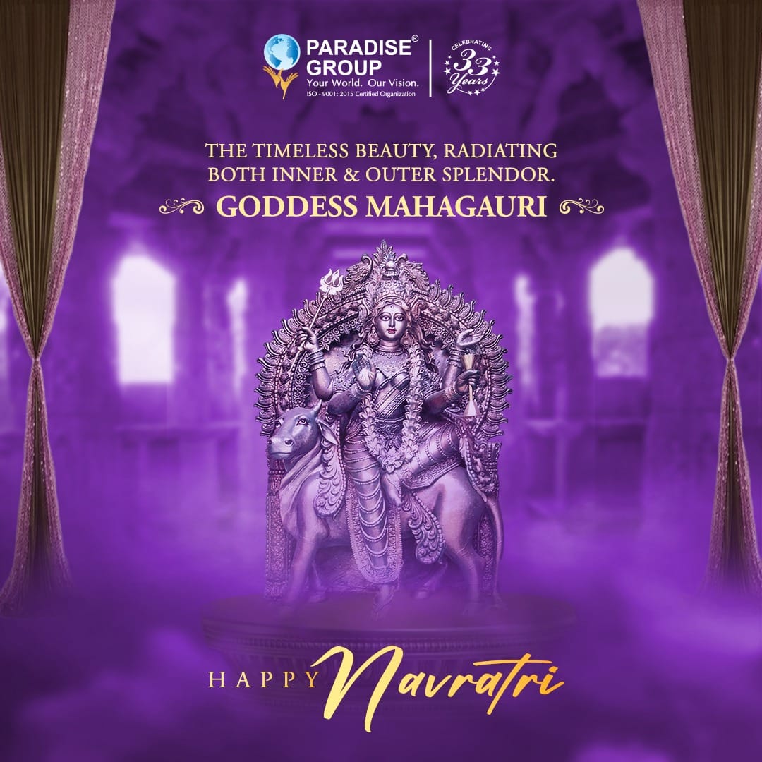 paradisegroupnm's tweet image. Embrace the timeless beauty that transcends time, inspired by Goddess MahaGauri.

#MahaGauriInspiration #TimelessBeauty #TranscendTime #GoddessMahaGauri #EternalElegance #DivineGrace #TimelessGoddess
