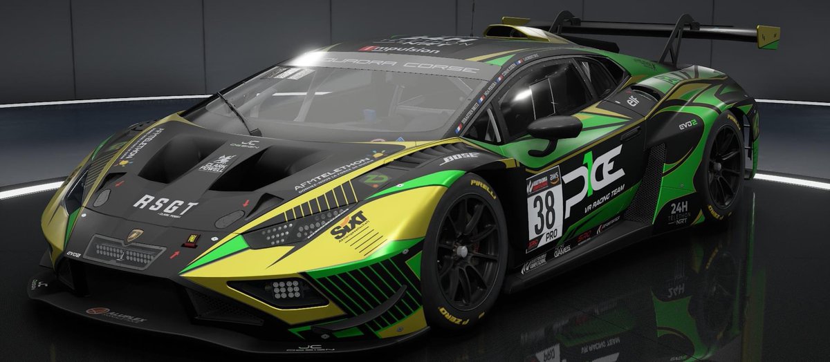 Hello petite dernière pour les 24h NRT Telethon lambo evo 2