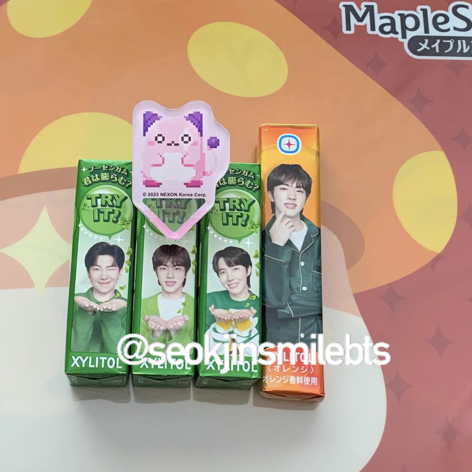 seokjinsmile в X: „推し活 記録 🐹 LINE FRIENDS STORE BT21 HAPPY