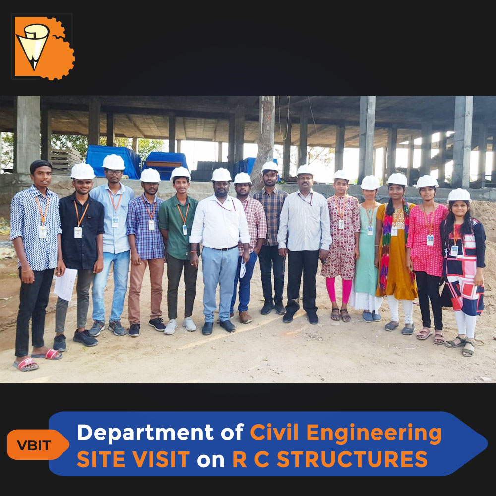 VBITHYD's tweet photo. Department of #𝐂𝐢𝐯𝐢𝐥𝐄𝐧𝐠𝐢𝐧𝐞𝐞𝐫𝐢𝐧𝐠 Exploring the World of R.C. Structures: #SiteVisit for III-Year Students.

#VBIT #ConcreteStructures #PracticalLearning #RCStructures #EngineeringEducation #ConcreteDesign #HandsOnLearning #RealWorldExperience #EducationalFieldTrip https://t.co/aRQJkVg7U6