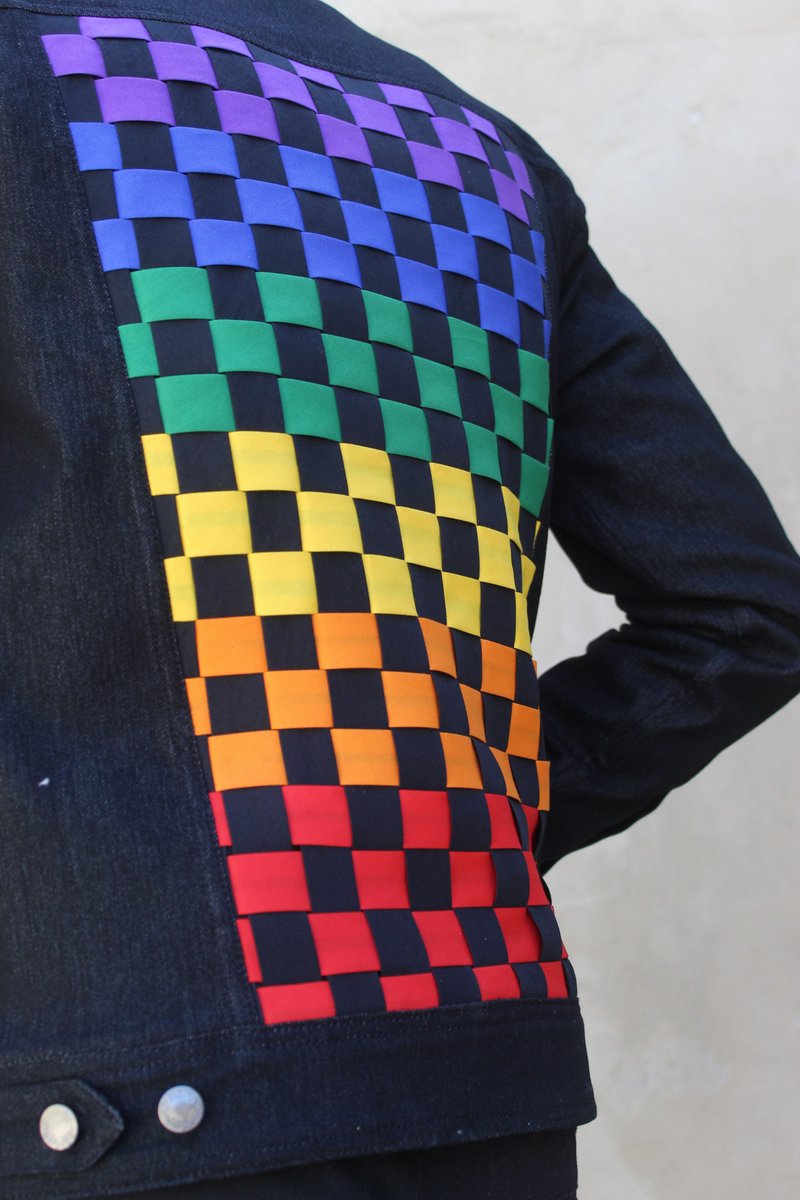 ModisaDesigns's tweet image. they keep talking....... I keep my head down and keep working.

Denim Jacket with hand weaving tech

 | Mamelodi Sundowns |Phori | Bongani Zungu | @djsbu | #localbusiness #LGBTQ #designer #rainbow