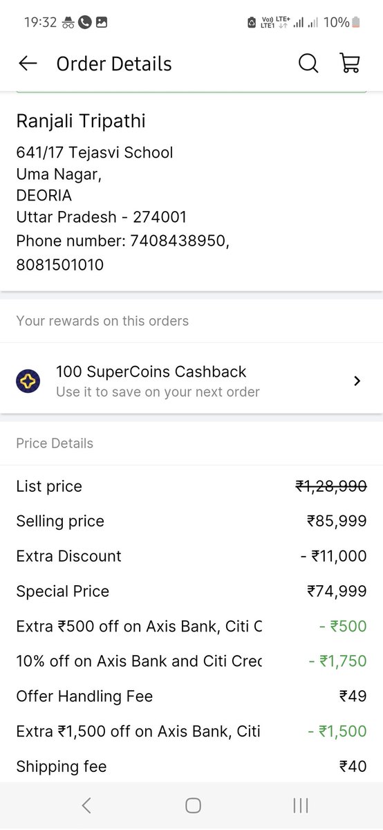 Media_Vivek's tweet photo. I booked sony alpha camera on9th Oct and they sent me on 16th Oct Hp 805 printer related wrong product. I paid 65k for camera @FlipkartFraud @filpkart4068706 @aajtak @the_viralvideos @consumercourtin @BharatCourt #FlipkartBigBillionDays #flipkartscam #consumercourt @_Kalyan_K https://t.co/ShgnqdHLzj