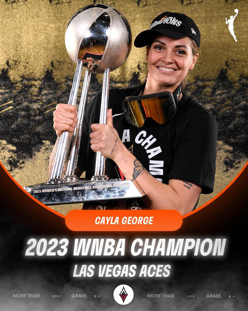 2023 WNBA Champion x Cayla George 🏆

<a href="/CaylaGeorge22/">Cayla George</a> | <a href="/LVAces/">Las Vegas Aces</a> | #WNBAChamps