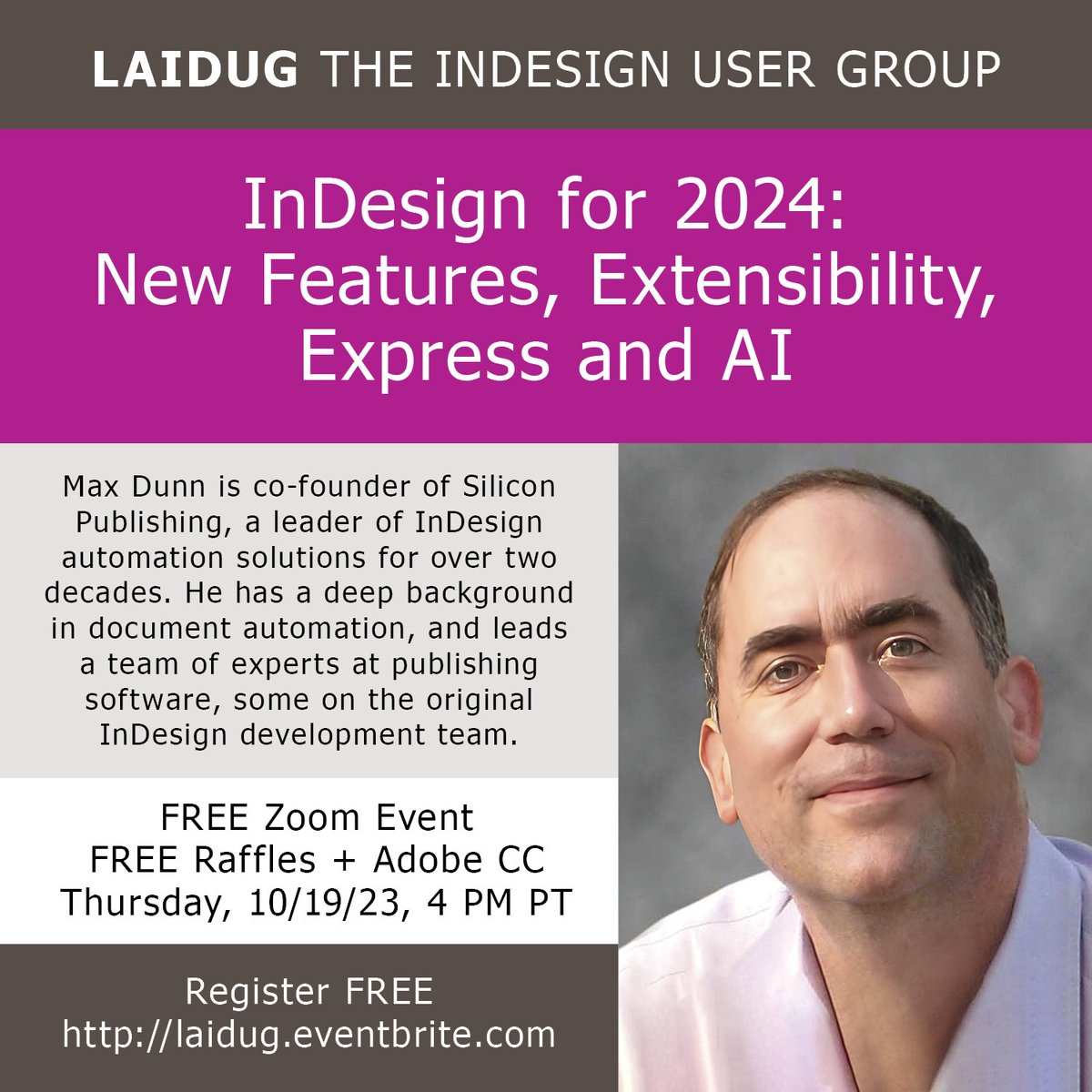 The InDesign User Group tweet media
