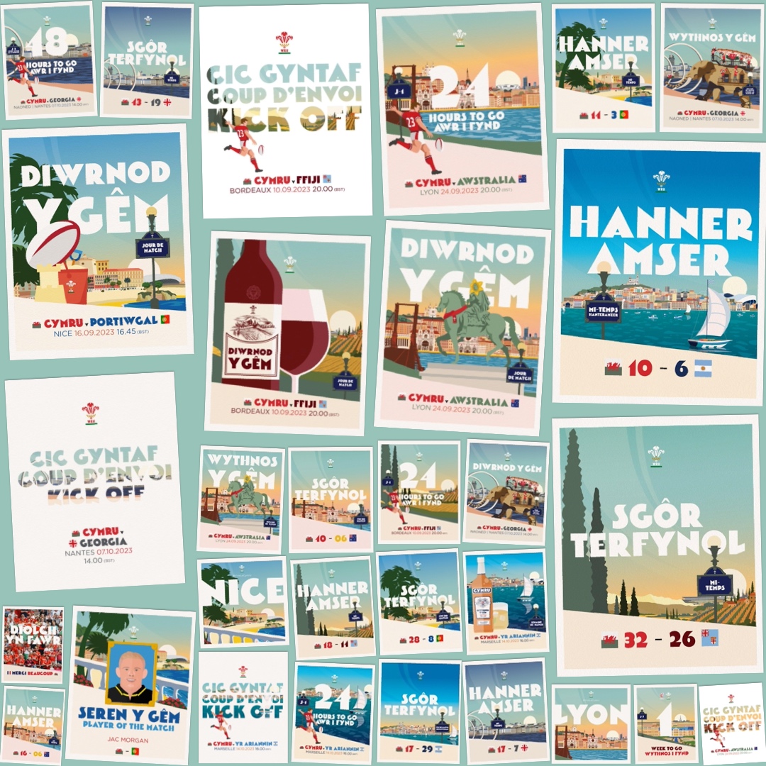 **ORIEL LLUNIAU NEWYDD** 

&gt;&gt; Taith Cymru yng Nghwpan Rygbi'r Byd 2023 mewn steil! 

👉 bit.ly/45BVLQb

<a href="/WelshRugbyUnion/">Welsh Rugby Union 🏴󠁧󠁢󠁷󠁬󠁳󠁿</a>

#OrielLluniau #Rygbi #CwpanYbyd #Cymru #Wales #ViveLeCymru