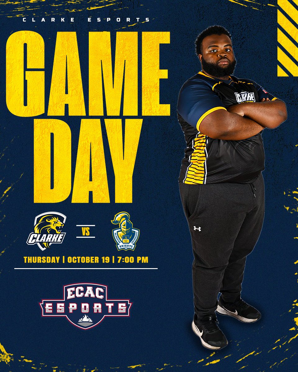 Clarke_Esports's tweet photo. Another packed night of matches!
Val π @GVUEsports
π 7:00PM CT
πΊ https://t.co/TeepnvdjNE
π @neccgames
FN π ECAC Duos
π 7:00PM CT
Gold π @elmiraesports
π 7:00PM CT
Grey π Neumann
π 7:00PM CT
π @ECAC_Esports
#ClarkePride | #PrideVAL | #PrideFN | #PrideNFL https://t.co/lAo2UdvJA3