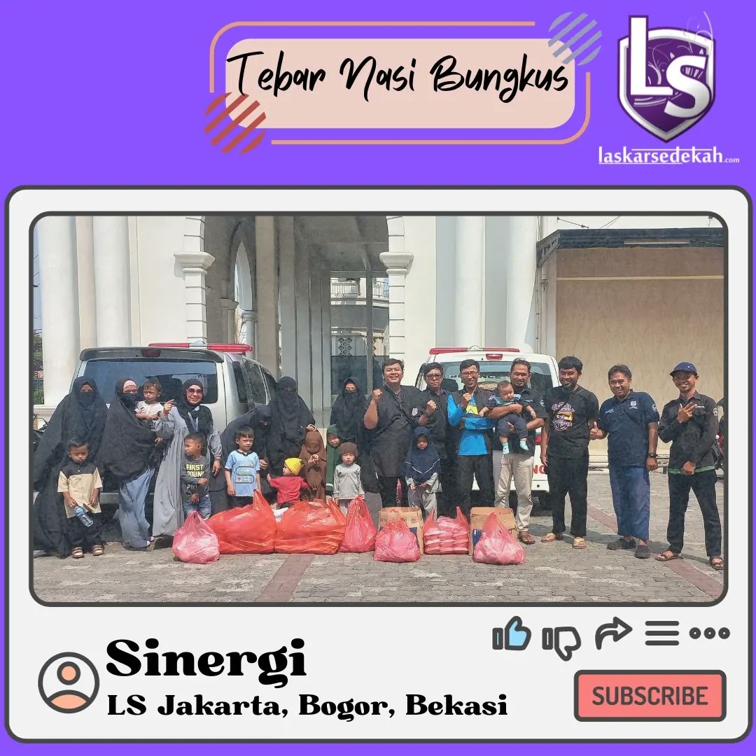 LSBekasi's tweet image. Tebar Nasi Bungkus
Ahad, 15 Oktober 2023

Alhamdulillah Action Sinergi antara LS Bekasi, LS Jakarta dan LS Bogor sudah menyalurkan amanah donatur berupa 150 bungkus nasi di Pasar Induk Cibitung.

Jazakumullah khairan kepada para donatur Laskar Sedekah dan teman-teman LS JaBoBek