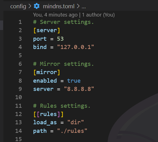 sammwy's tweet image. 18 horas programando (-8 horas que use para dormir, si, dormí, aunque no lo crean)

Termine mi servidor DNS hecho en Rust.
- Recibe peticiones y envía respuesta.
- Permite usar un DNS alternativo como proxy.
- Reglas estilo IPTables.

github.com/sammwyy/mindns…