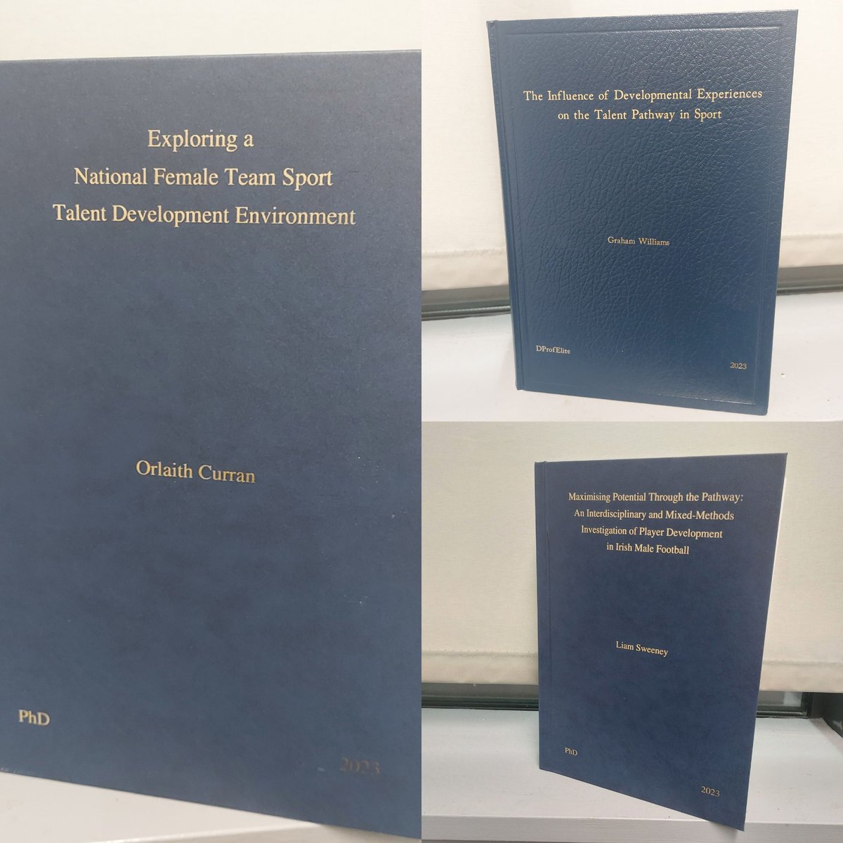 รine MacNamara (@ainemacnamara_) on Twitter photo Great to get these delivered to the office this morning - well done <a href="/orlaithcurran/">Orlaith Curran</a> <a href="/LiamSweeneyEP/">Liam Sweeney</a> <a href="/graywilliams_/">Dr. Graham Williams</a> on your doctorates
Looking forward to <a href="/dcu_shhp/">DCU School of Health and Human Performance</a>' s graduation ceremony next week including <a href="/DcuPerformance/">DCU_Performance</a>' 1st Prof Doc graduation! Great to get these delivered to the office this morning - well done <a href="/orlaithcurran/">Orlaith Curran</a> <a href="/LiamSweeneyEP/">Liam Sweeney</a> <a href="/graywilliams_/">Dr. Graham Williams</a> on your doctorates
Looking forward to <a href="/dcu_shhp/">DCU School of Health and Human Performance</a>' s graduation ceremony next week including <a href="/DcuPerformance/">DCU_Performance</a>' 1st Prof Doc graduation!