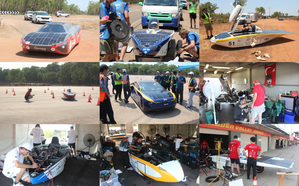 Scientific Gems (@scientificgems) on Twitter photo Prep for the #BWSC2023 #BWSC23 Bridgestone World Solar Challenge is heating up. The race starts in Darwin on Sunday.
Here are 9 photos by John Inglis of <a href="/ascend_wsc/">Ascend</a>, <a href="/solarteam_be/">Innoptus Solar Team</a>, Chalmers, <a href="/solarteamtwente/">Solar Team Twente</a>, Apollo, <a href="/itusolarcar/">ITU ZES Solar Car Team</a>, <a href="/SAITEM/">SAITEM</a>, <a href="/ecophotonsolar/">EcoPhoton Solar Team</a>, and <a href="/teamarrowracing/">TeamArrow Racing Association</a> Prep for the #BWSC2023 #BWSC23 Bridgestone World Solar Challenge is heating up. The race starts in Darwin on Sunday.
Here are 9 photos by John Inglis of <a href="/ascend_wsc/">Ascend</a>, <a href="/solarteam_be/">Innoptus Solar Team</a>, Chalmers, <a href="/solarteamtwente/">Solar Team Twente</a>, Apollo, <a href="/itusolarcar/">ITU ZES Solar Car Team</a>, <a href="/SAITEM/">SAITEM</a>, <a href="/ecophotonsolar/">EcoPhoton Solar Team</a>, and <a href="/teamarrowracing/">TeamArrow Racing Association</a>