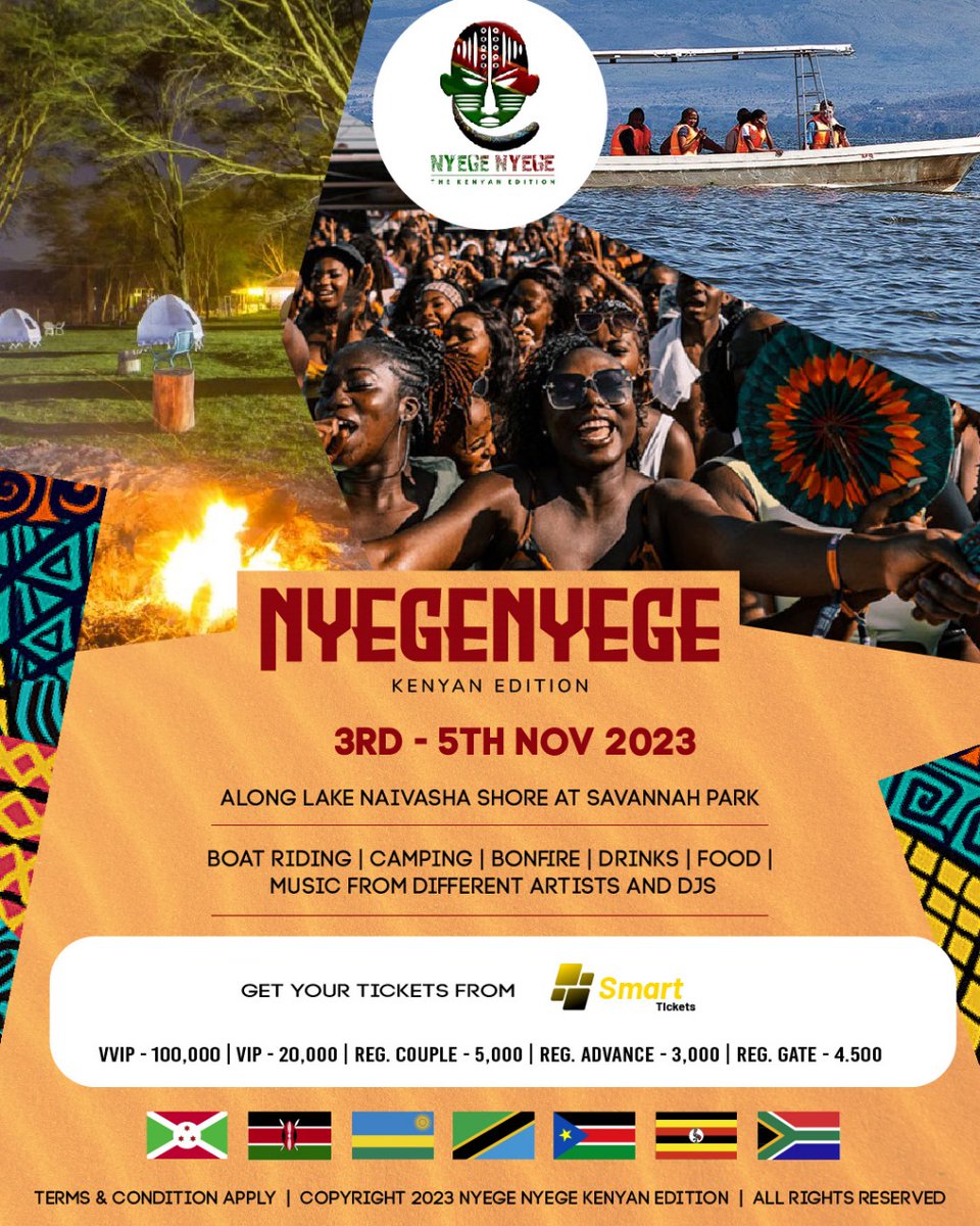 emaboy28's tweet image. The biggest event of the year without any doubt. It's going to be exceptional. #SmartTickets
Tupatane NyegeNyege Fest 
Twendeni Vasha
@smartickets254