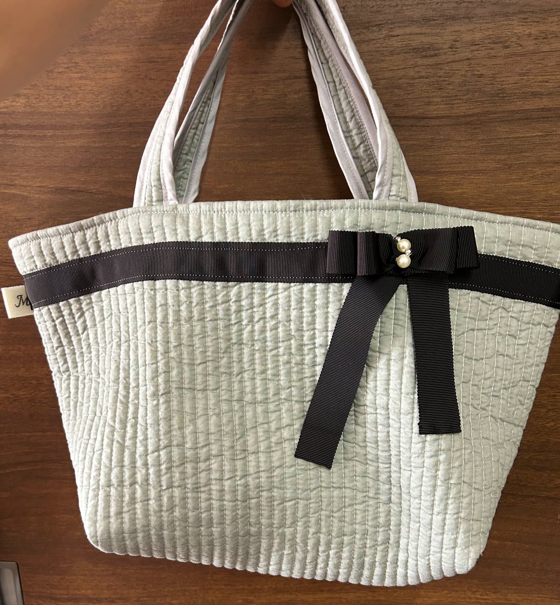 まぁちゃんページ•*¨*•.¸♬︎ ヌビバック 2点 そちらでお昼寝ですか☺️ #縫くん