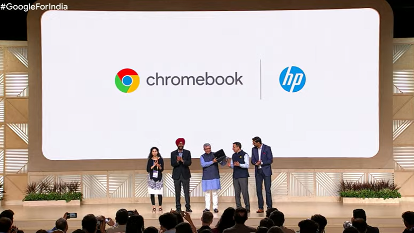 Google announces its affordable #HPchromebooks initiative, targeted at students

#fetransformx #GoogleForIndia #GFI2023 #DigitalTransparency #AIAnnouncements #InternetTechnologies #DigitalEconomy #AIInIndia #TechnologyAdvancements