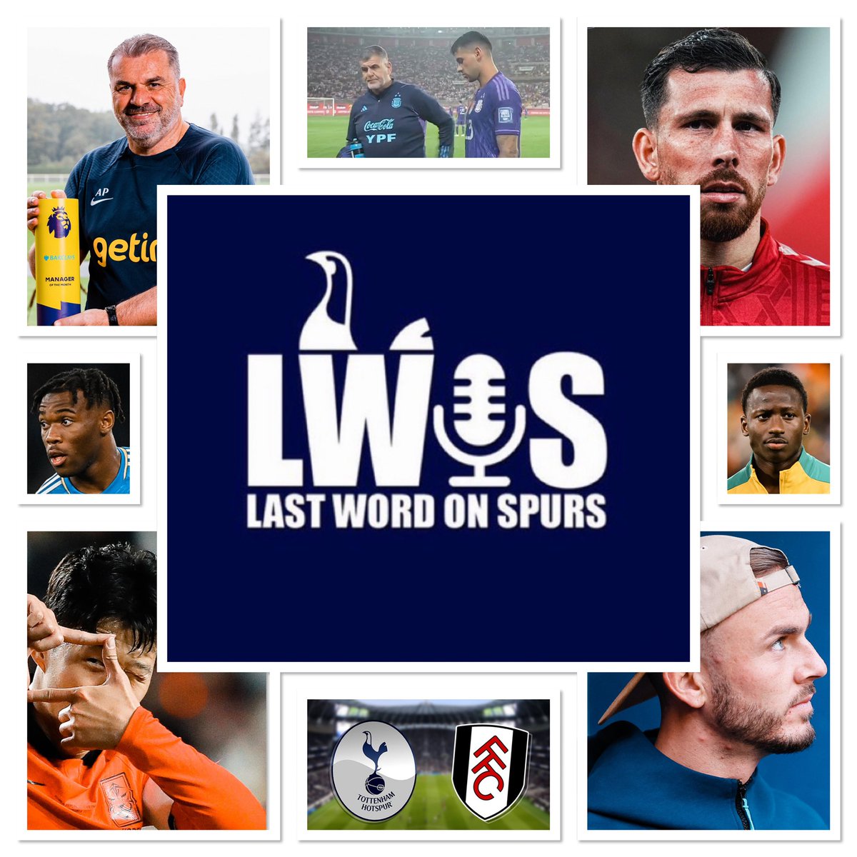 🚨𝗡𝗘𝗪 | <a href="/RickySacks/">Ricky Sacks 🎙</a>, <a href="/GeorgeAchillea/">George</a>, <a href="/TaliaCoren_/">Talia</a> , <a href="/Tim_Winstone/">Tim Winstone</a> via <a href="/SpursSongSheet/">Spurs Song Sheet 🎶🏟 🤍💙Home of Tottenham Chants</a> 🔛 <a href="/LastWordOnSpurs/">Last Word On Spurs</a>:

🔎 Injury Round-Up
🤝 Højbjerg Promise
⚪️ Fulham Preview: <a href="/Fulham_Focus/">Fulham Focus</a>

🎙 Podcast: pod.fo/e/1f94e9
📺 YouTube: youtube.com/live/krhS1GA9X…

#THFC | #COYS | #SPURS