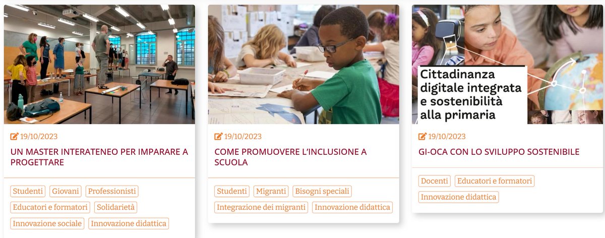 Tra gli aggiornamenti di oggi
➡️mondodigitale.org/notizie
🔶#master #ProPart <a href="/iuav/">Università Iuav di Venezia</a> <a href="/SapienzaRoma/">Sapienza Università di Roma</a> 
🟣#seriousgame #JOINclusion @maasuniversity <a href="/UninaIT/">Unina Federico II</a> <a href="/IndireSocial/">INDIRE</a> #Eurydice #inclusione
🔷#GreenComp <a href="/EU_Commission/">European Commission</a> e #Cittadinanzadigitale #sostenibilità <a href="/ediz_erickson/">Edizioni Erickson</a> #Scuoladelnoi