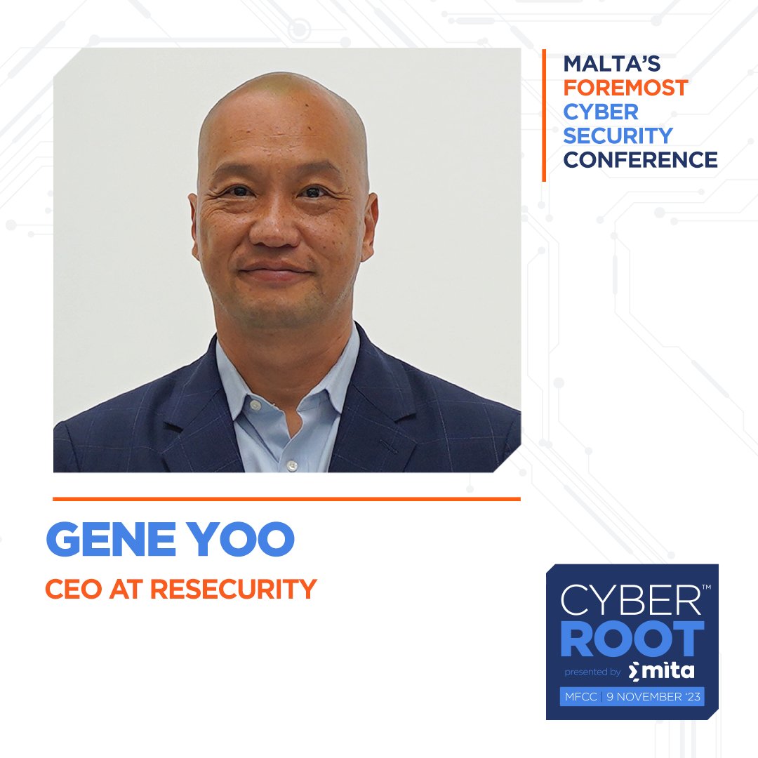 MITAmalta's tweet photo. CYBER ROOT - Presented by MITA

Get ready for an enlightening discussion with 𝗚𝗲𝗻𝗲 𝗬𝗼𝗼 at Cyber Root! 🎙️

Get your tickets now from https://t.co/5TOwWUty0t

#CYBERROOT2023 #MITA https://t.co/7GgkRSw3Xl