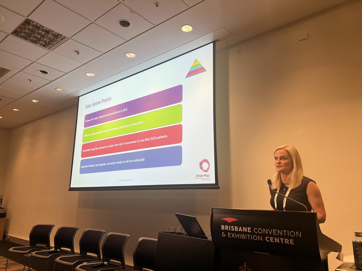 @e_emma243 our breast fellow presents a thorough and informative overview on DCIS - current status and future directions #ranzcr #radiation @PeterMacRadOnc @RANZCRcollege