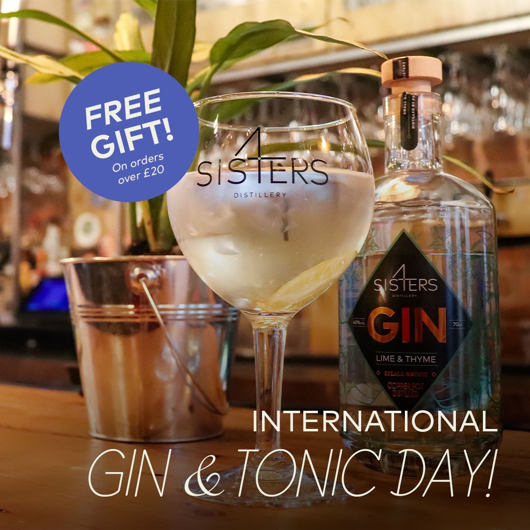 International Gin & Tonic Day🍸 Planning to spend over £20 with us? Today is the day to do it. We're adding a free gift into all orders over £20 until midnight tonight! Make sure to add the 'free gift' to your basket at checkout🎁
