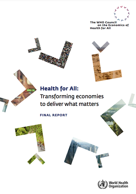 Let's put #HealthForAll at the heart of how we design our social & economic systems. Following the @WorldHealthSmt read @WHO #Economy4Health final report which I chair. It lays out a transformative approach to achieve #HealthForAll #WHS2023. Read ➡️ bit.ly/Health-for-All