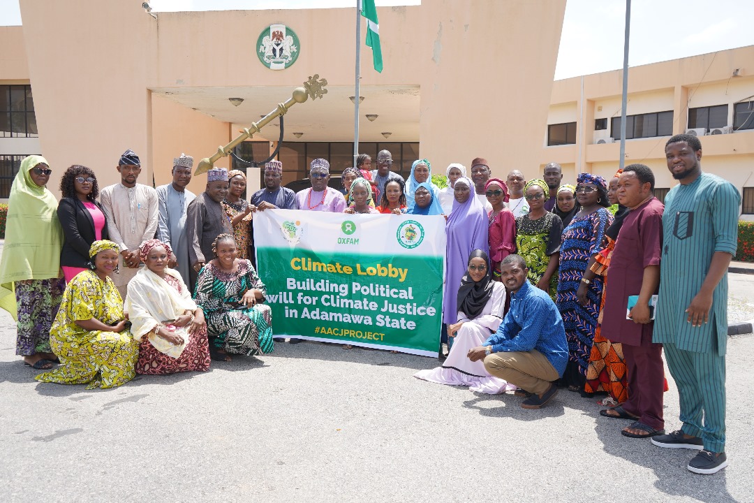 miketerungwa's tweet photo. Yesterday, I led a group of Climate Activist to the Adamawa State House of Assembly in Yola for the first climate lobby day.
It was a huge success!
We were tasked to draft a State Climate Change Policy and review of State Forestry policy.
Thanks to @oxfaminnigeria
#AACJProject https://t.co/wz4wKGDLNH