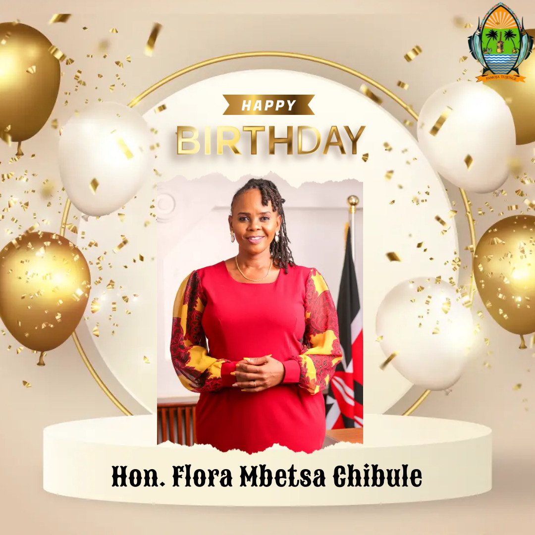 KilifiCountyGov's tweet photo. Happy birthday to our Deputy Governor, Her Excellency Hon. Flora Mbetsa Chibule and many happy returns. May God’s blessings and protection abide with you today and all the days of your life. https://t.co/h1QPekVrhj