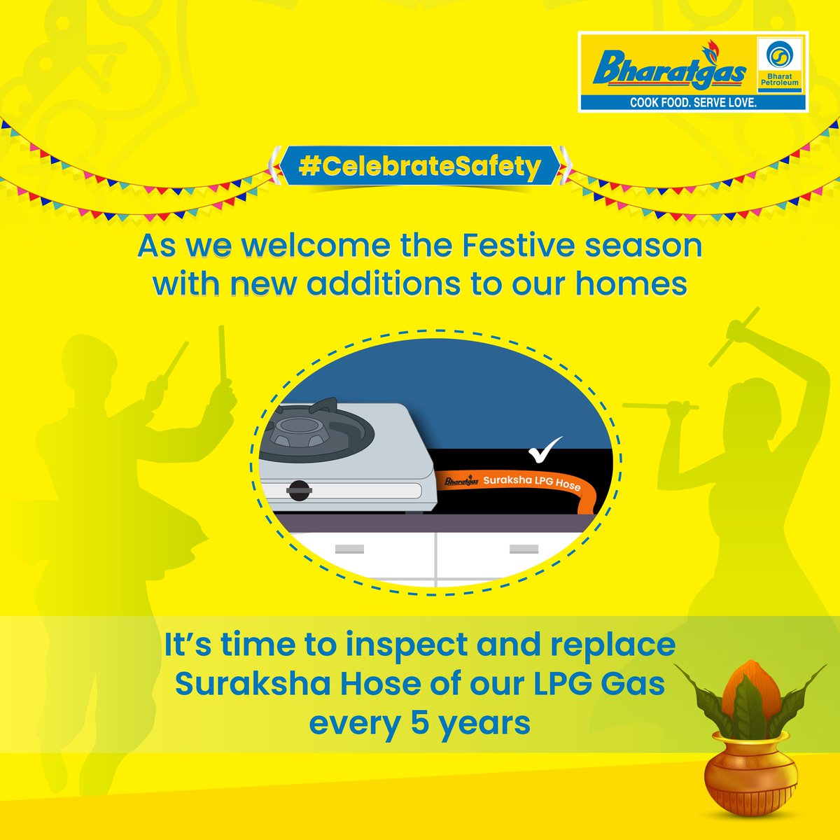Bharat Petroleum LPG (@bpcllpg) on Twitter photo This festive season, donât forget to prioritize safety. Remember to mark your calendar for LPG gas hose replacement every 5 years. <a href="/BPCLimited/">Bharat Petroleum</a> <a href="/BPCLLPG/">Bharat Petroleum LPG</a> This festive season, donât forget to prioritize safety. Remember to mark your calendar for LPG gas hose replacement every 5 years. <a href="/BPCLimited/">Bharat Petroleum</a> <a href="/BPCLLPG/">Bharat Petroleum LPG</a>