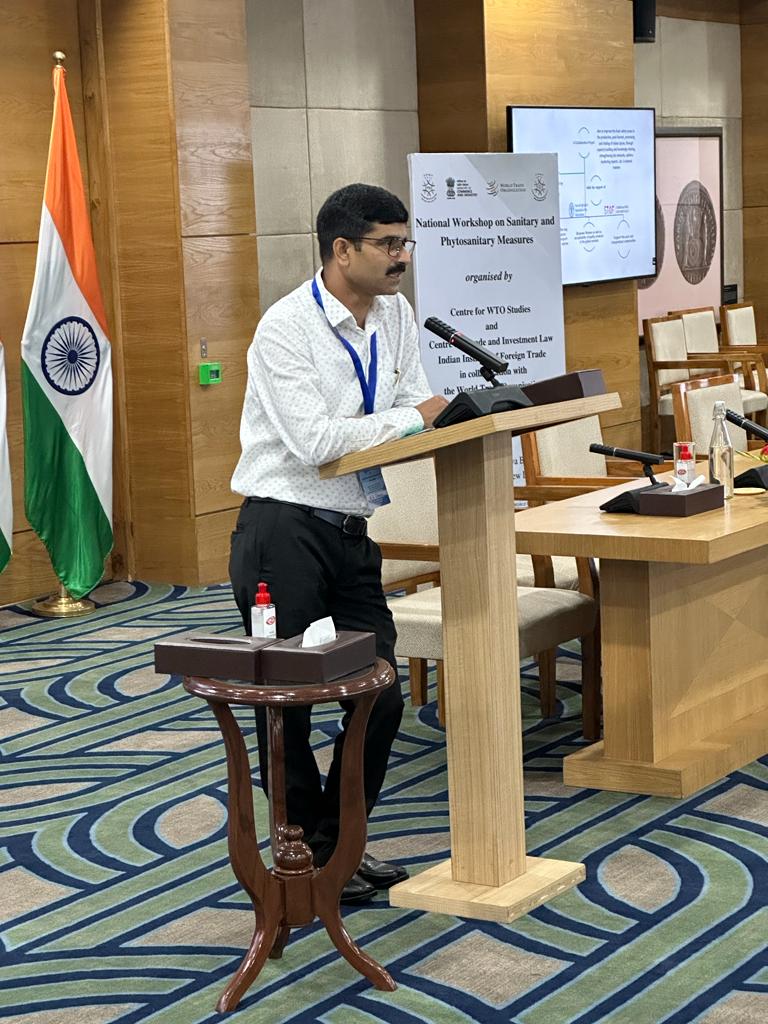 Shri B D Sarma, Deputy Director, Spices Board Kochi @Spices_Board presenting on 'India's STDF Experience' in Session 2, Day 3, SPS National Workshop.
@DoC_GoI
@wto
@ctil_india
@CWS_iift
#wtosps
@FabrizioMe32403
@ChristianeWolff