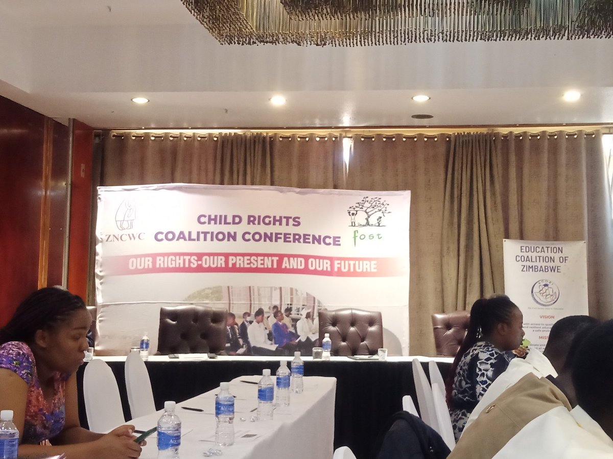 Happening now is the child rights coalition conference under the theme Progress on Policy &amp; Practice Since COVID 19 For a Zimbabwe Fit For Children
@research, resource, reflect
<a href="/Girls_and_Goals/">Girls&Goals</a>