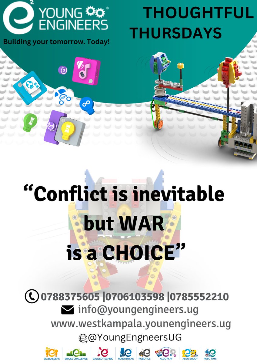 STEM education teaches us how to solve problems and conflict resolution is the ultimate STEM challenge. On #ConflictResolutionDay Let's all commit to using our STEM skills to build a more peaceful world. #ConflictResolutionworks Centenary #STEMkids Entebbe #kidscancode UB40 #TECH