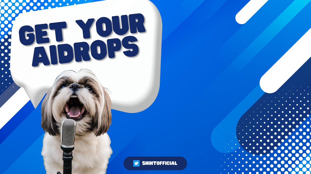 shihtofficial's tweet photo. 🔔Airdrop Distribution Date: 26th October 🔔
👇Click link below to join Airdrop 👇
https://t.co/KV4a7pFi7z
#ShihTzuToken #Airdrop #Giveaway #Crypto #SHIHT #BSC https://t.co/89DO15KCh5