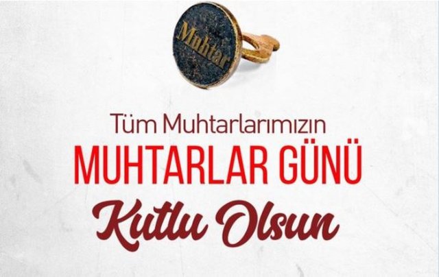 Halkın tüm sorunları ile ilgilenerek çözümler bulan muhtarlarımızın 19 Ekim Muhtarlar Gününü kutlar, çalışmalarında başarılar dileriz.