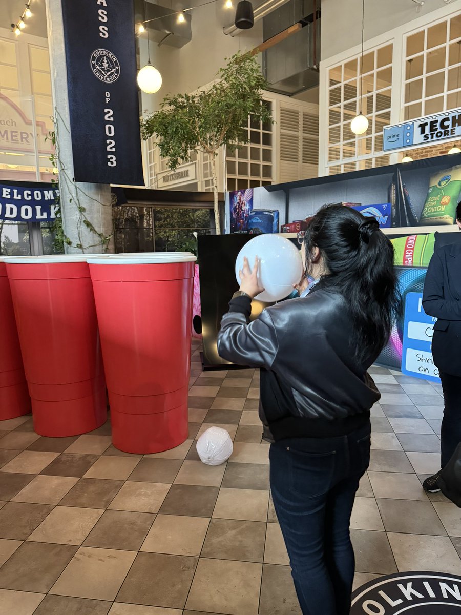 visited the prime video setup at #SXSWSydney and played giant beer pitch. i want to climb into the cup. #primeville #primevideoaunz @PrimeVideoAUNZ