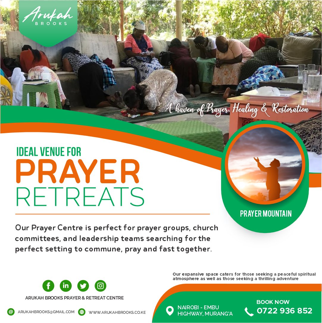 Arukah is an ideal quiet and serene environment for prayer groups, church committees, and leadership teams searching for the perfect setting to commune, pray, and fast together.
#ChurchGroups #PrayerRetreat #PrayerMountain